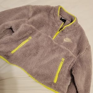 Nike | Cropped Fleece Quarter Zip